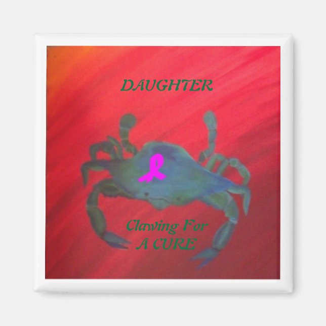 Imã Magneta de conscientização do Cancer da mama (Frente)