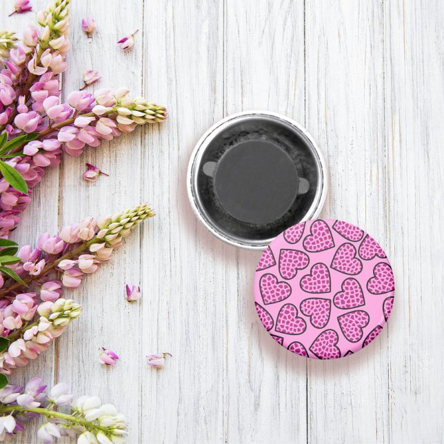 Imã Magneta de corações da Girafa (Criador carregado)