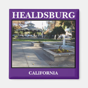 Imã Magneta de cozinha de Healdsburg Plaza