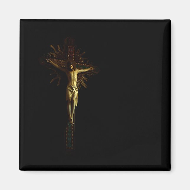 Imã Magneta de Crucifixo (Frente)