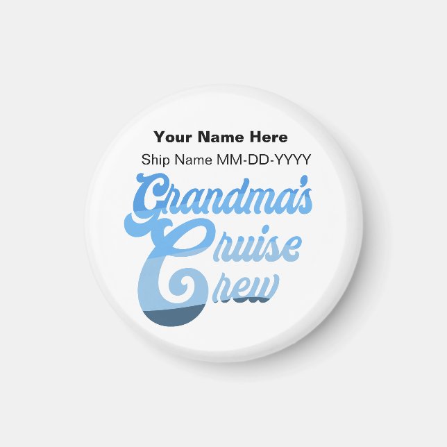 Imã Magneta de Cruzeiros da Vovó (Frente)