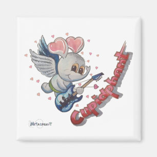 Imã Magneta De Cupidphant Metalado