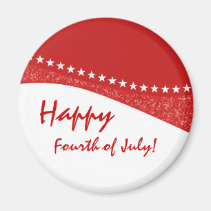 Imã Magneta de Curvas Estrelas Vermelhas