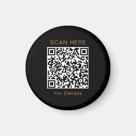 Imã Magneta de Design de código QR exclusivo