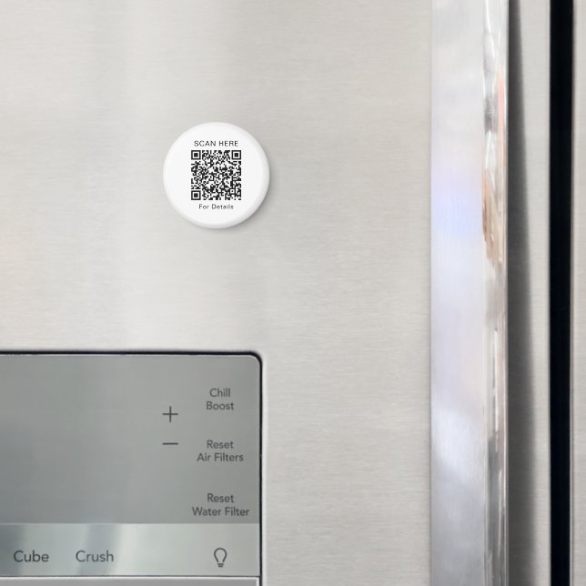 Imã Magneta de Design de código QR exclusivo (In Situ (Fridge))