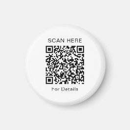 Imã Magneta de Design de código QR exclusivo
