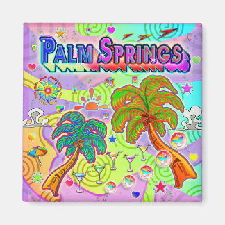 Imã Magneta de Destino de Férias de Primaveras de Palm