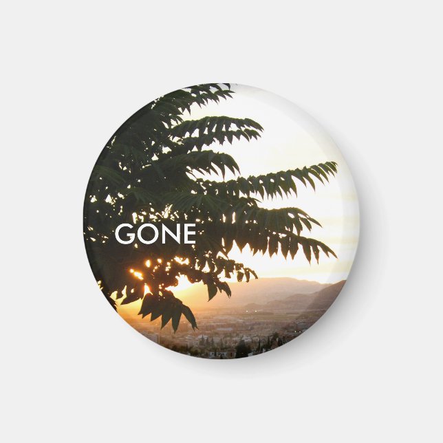 Imã Magneta de Espanha de árvores soltas (Frente)