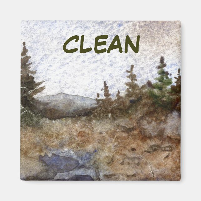 Imã Magneta De Estado Do Dish Washer (Frente)