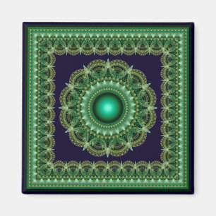 Imã Magneta de fada brilhante fractal