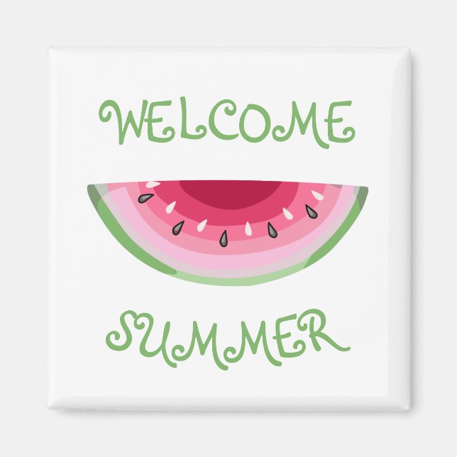 Imã Magneta de fatia de melancia (Frente)