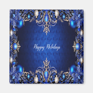 Imã Magneta de férias decorativa azul