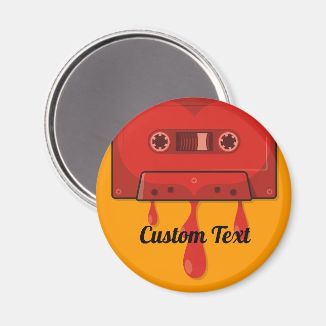 Imã Magneta de ferro vermelho (Front/Back)