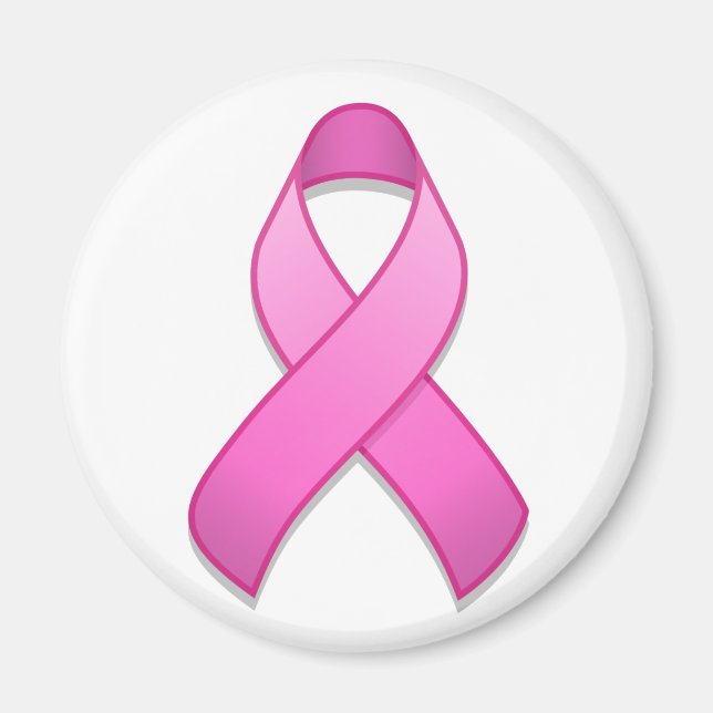 Imã Magneta de Fita de Consciência Rosa-Quente (Frente)