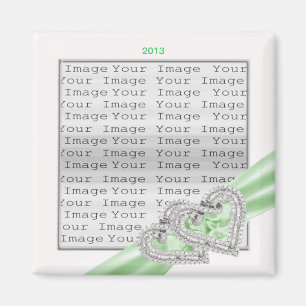 Imã Magneta de fita do Limão de Corações Personaliz