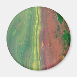 Imã Magneta de Fluid Art Personalizada