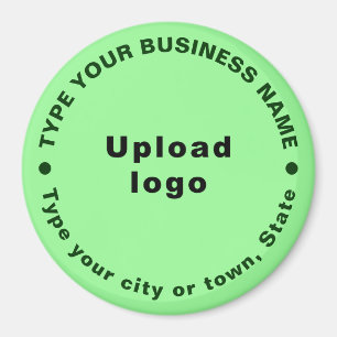 Imã Magneta de forma redonda verde clara da Marca come