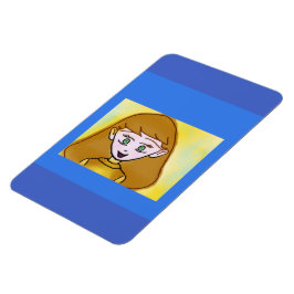 Ímã Magneta de Foto Flexível do Anime Bingo Azul