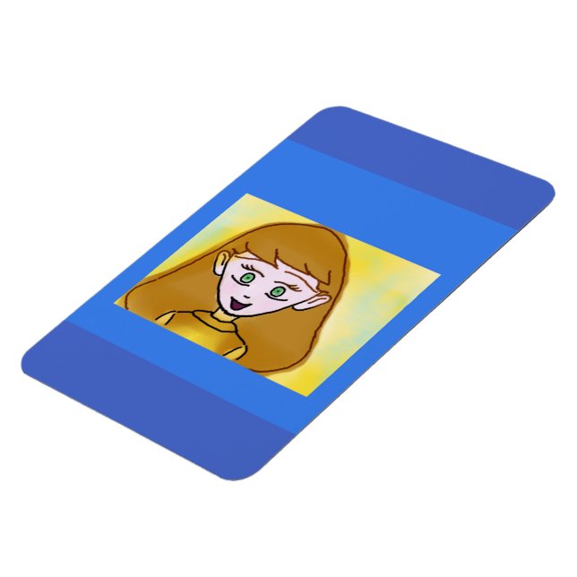 Ímã Magneta de Foto Flexível do Anime Bingo Azul (Left Side)