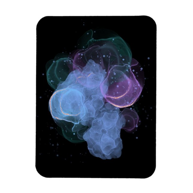 Ímã Magneta de Fotografia da Nebula abstrato Cósmica (Vertical)