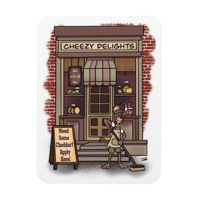 Ímã Magneta de Fotografia Flexível Cheddar (Vertical)