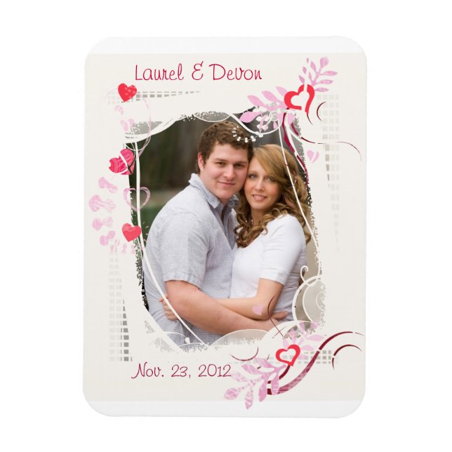 Ímã Magneta de Fotografia Personalizada / Dia de os na (Vertical)