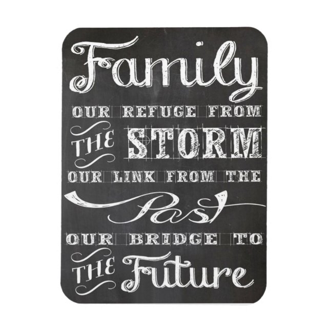 Ímã Magneta de fotos da família 3"x4" (Vertical)