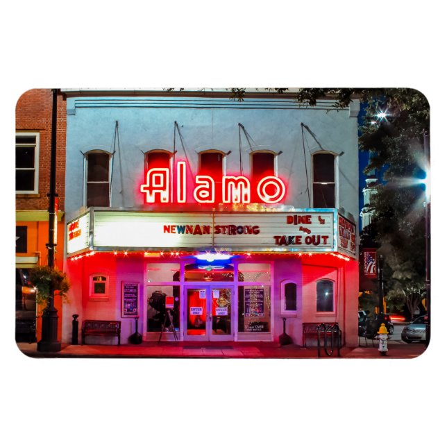 Ímã Magneta de fotos flexível ALAMO da CIDADE PEQUENA (Horizontal)