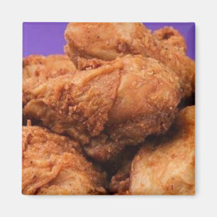 Imã Magneta de frango frito e crua