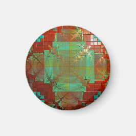 Imã Magneta de fusão cromática vermelha e verde