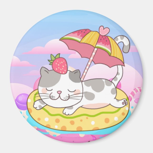 Imã Magneta de Gato (Frente)