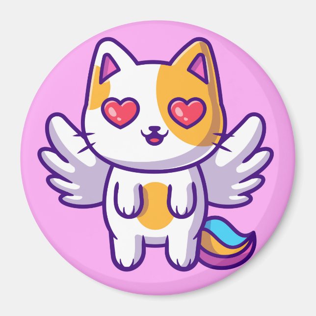 Imã Magneta de Gato (Frente)