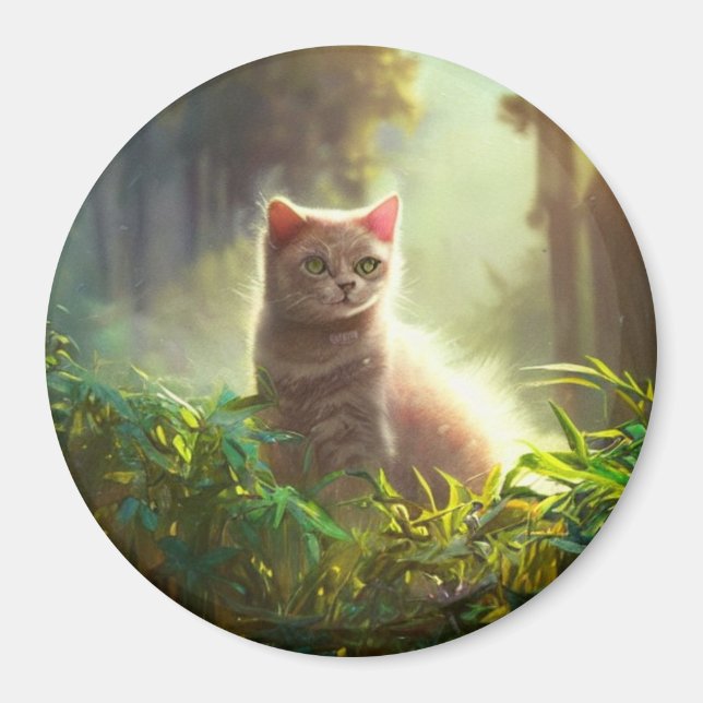 Imã Magneta de Gato (Frente)