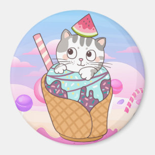 Imã Magneta de Gato