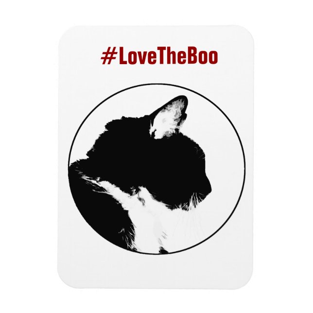 Ímã Magneta de Gato Preto (Vertical)