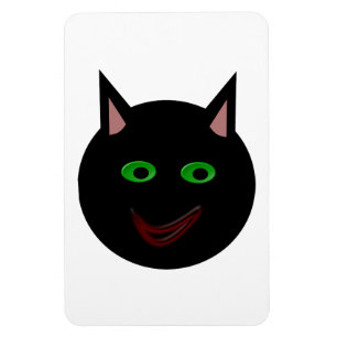 Ímã Magneta de Gato Preto Halloween