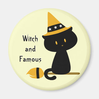Imã Magneta de Gato Witchy