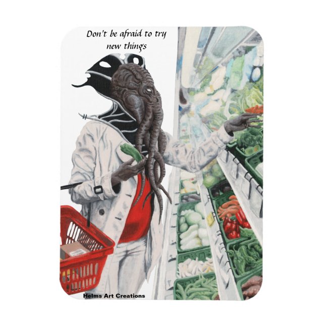 Ímã Magneta de geladeira de Compro da Mente (Vertical)