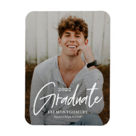 Ímã Magneta de Graduação de COR EDITÁVEL Pintada