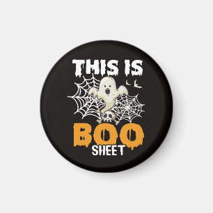 Imã Magneta de Halloween de Folha do Fantasma Spooky P