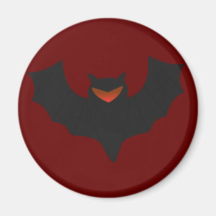 Imã Magneta de Halloween Grumpy Bat
