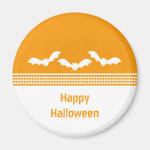 Imã Magneta de Halloween, Laranja e Branco, desapareci