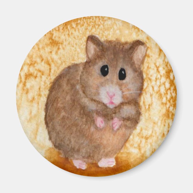 Imã Magneta de Hamster Gordo (Frente)