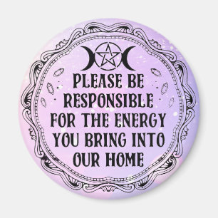 Imã Magneta de lembrete de energia positiva