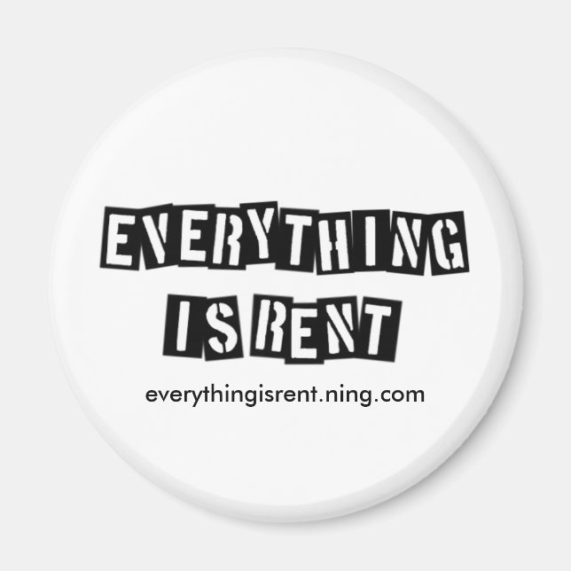 Imã Magneta de letras de lápis (Frente)