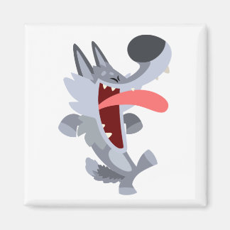 Imã Magneta de Lobos de Cartoons de Dança