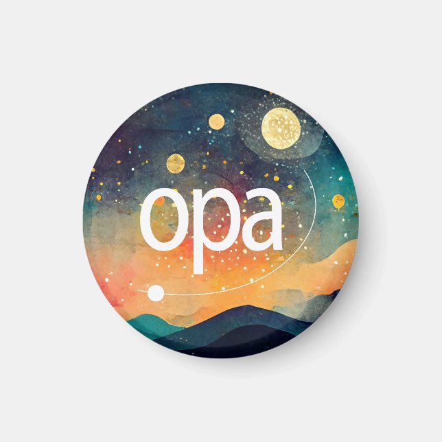 Imã Magneta de logotipo OPA (Frente)