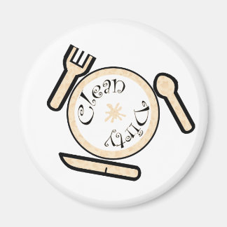 Imã Magneta de louça limpa/suja