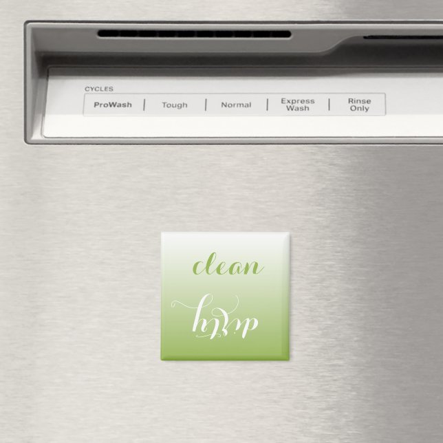 Imã Magneta de máquina de lavar louça limpa ou suja (In Situ (Dishwasher))