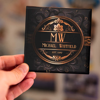 Imã Magneta de monograma personalizada de demissão de 